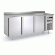 Meuble 600 positif 2020mm 3 portes pleines avec évier Coreco