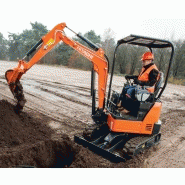 Mini pelle 1,76t - hitachi zx17u-5