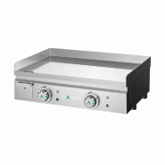 Plancha électrique lisse en CHROME - L600 | Mainho - MAX-60EMC