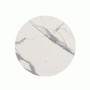 Plateau table hpl Statuaire Veiné Ø 70 x 1,2 cm