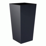 Prosperplast - Pot haut Urbi 91,5 L en plastique, 40x40x75 cm, anthracite - gris plastique ZA931