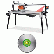 Scie de carreleur professionnelle TS250A en aluminium avec indicateur laser + 1 disque SG08 Ø 250 mm - GOLZ - 02892501100F+SG08250 Scie de carreleur professionnelle TS250A en aluminium avec indicateur laser + 1 disque SG08 Ø 250 mm - GOLZ - 02892501100F+SG08250