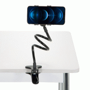 Support pour téléphone portable FLEXMOBI Plastique noir hjh OFFICE - noir multi-matériau 830042