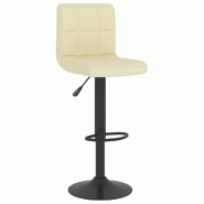 Tabouret de bar Crème Tissu Modèle Aero Signature Plus - beige 334274