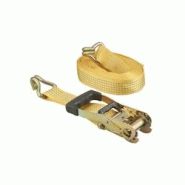 Thirard Sangle de serrage, 8m, à cliquet, crochets JJ, jaune - jaune 3150262906163 Thirard Sangle de serrage, 8m, à cliquet, crochets JJ, jaune - jaune 3150262906163
