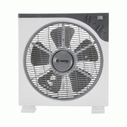 Ventilateur de Sol 12" 30cm 50W 3 Vitesses Blanc/Gris Raydan Home - blanc plastique 8429160260178