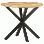 VidaXL Table d'appoint 68x68x56 cm Bois de manguier massif Modèle Zenith Horizon - 320659XL