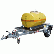 Ensemble cuve ovale PFV nue 1 500 litres sur remorque routière - Pour eau, engrais - CEMO - 9650 Ensemble cuve ovale PFV nue 1 500 litres sur remorque routière - Pour eau, engrais - CEMO - 9650