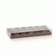Etui pour tablette de chocolat PET 16 x7,5 x 2 cm transparente - par 10