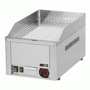 Fry-Top électrique rainuré en CHROME - L330 | Redfox - FTHRC30E