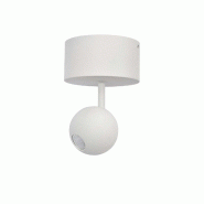 Mini Bora Surface 4,5 W 38° 2700 K Blanc mat - Spot de plafond sphérique orientable haute fidélité des couleurs (IRC > 93) - Beneito & Faure - bla