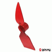 Serfouette 26 cm - panne et langue - sans manche - Gouvy - outil de qualité pour jardiniers