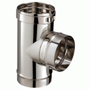 Té 90° inox Condensor Poujoulat - Ø 250