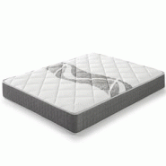 VS Venta-stock Matelas Sleep Plus à Mémoire de Forme 150x190 cm, 22 cm de Hauteur - blanc mousse C20046