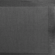 APS Set de 6 sets de table 45 x 33 cm - noir plastique 60541 APS Set de 6 sets de table 45 x 33 cm - noir plastique 60541