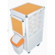 Carrydose ki co - chariot médical - krz - tiroirs de capacité : 3 et 4,5 litres