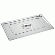 Couvercle inox AISI 304 avec poignée GN 1/1 - Gastroland - 3701666002984