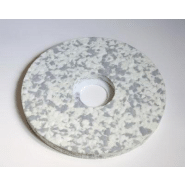 Disque Melamine gris-blanc D370