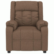 Fauteuil inclinable Marron Tissu Modèle Kerlonora - 8720287142478