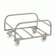 GILAC Chariot inox pour bac profond 220 L - 3701666000508 GILAC Chariot inox pour bac profond 220 L - 3701666000508