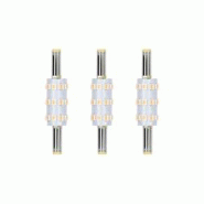 Paulmann Solar Socle enfichable LED Taina ampoule de rechange Kit de 3 3000K 60lm 29276 - argenté métal 29276 Paulmann Solar Socle enfichable LED Taina ampoule de rechange Kit de 3 3000K 60lm 29276 - argenté métal 29276