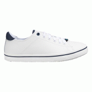 Safety Jogger - Baskets de travail basses en cuir pour femmes PAOLA blanc et bleu marine O1 Blanc / Bleu Marine Taille 39 - 39 blanc matière synthét