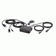 StarTech.Com C2-H46-UAC-CBL-KVM commutateur écran, clavier et souris Noir