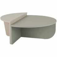 Table basse en aggloméré Podium vert et beige Hanah Home - 8684283439744 Table basse en aggloméré Podium vert et beige Hanah Home - 8684283439744
