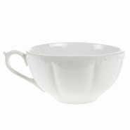 Tasse déjeuner Romy 48 cl x2 -  Blanc Rond Grès Amadeus 16.00x13.00 cm - blanc Grès 3520071932699