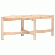 VidaXL Table basse 118x63x45 cm Bois massif de pin Modèle Terrasse Aurora Prime - 822317