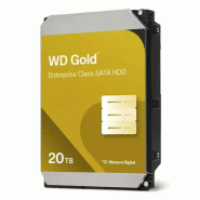 Western Digital Gold WD203KRYZ disque dur 20 To 7200 tr/min 512 Mo 3.5