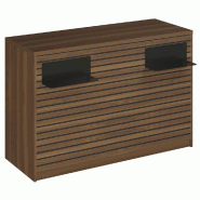 Comptoir Vertigo H T03 dble noir L150cm - 3 tab.Coulis. 6tab.Amovib - olivier
