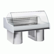 Coolhead Comptoir réfrigéré poissons et mollusques, plan granit, intérieur inox AISI 316, -1°C/+5°C, 150×120×118 cm, Cool Head WFH150 - 2460