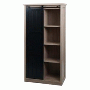 Décoshop26 - Meuble de salon à portes coulissantes commode buffet 8 compartiments de rangement MDF et métal industriel 163 x 76 x 04_0005761 - 3000 Décoshop26 - Meuble de salon à portes coulissantes commode buffet 8 compartiments de rangement MDF et métal industriel 163 x 76 x 04_0005761 - 3000