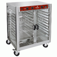 Diamond - Étuve pour rôtissoire à balancelles, sur roues - réf. ET10-RB - inox AKS-ET10-RB