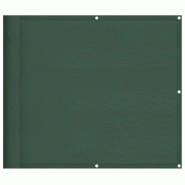 Écran de balcon vert foncé 90x700 cm 100% polyester oxford Modèle Jardin Horizon Plus - 4000263