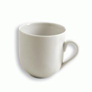 GIRARD Tasse café boule blanc 10 cl - blanc porcelaine 035-33330
