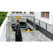 Parking automatisé souterrain ultra-étroit à convoyeur vertical jusqu'à 6 niveaux et 23 places - Slimparker 557