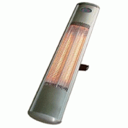Radiant électrique 1 800 watts - 2 positions de chauffe - Inox brossé - Télécommande incluse