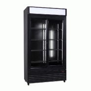Réfrigérateur avec portes coulissantes en verres bez-780 sl noir - P7455.1398