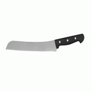 Schneider - Couteau à pain ondulé POM, taille : 26 cm - noir acier 265926