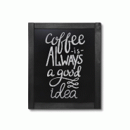 SHOWDOWN Displays Exposiciónate Natura Ardoise Classique 50 x 60 cm Noir CHBEBL50x60 - noir Bois manufacturé CHBEBL50x60