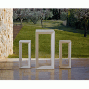 Table haute design in & out FRAME de VONDOM