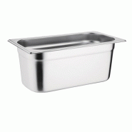 Bac Gastronorme inox GN 1/3 100mm - 325 x 100 x 176 mm - VOGUE - 0615402043885