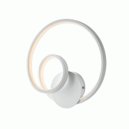 BeLight Malena Applique En Métal Blanc Et Aluminium Avec Led Intégrée L.26 P.8 Bl247-Abc - blanc 8057724581249
