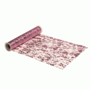 Chemin de table Eclats rose 29cm x 5m