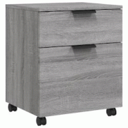 Décoshop26 - Caissons à tiroirs meuble de bureau mobile sur roulettes couleur sonoma gris 45 x 38 x 54 cm MDF gris DEC024566 - gris 3000254775225 Décoshop26 - Caissons à tiroirs meuble de bureau mobile sur roulettes couleur sonoma gris 45 x 38 x 54 cm MDF gris DEC024566 - gris 3000254775225