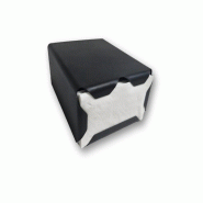 Distributeur de serviettes de table 33×33 cm (1/8) | acier avec revêtement en poudre, noir | Idéal pour cafés, restaurants, bars. - 4820296250035