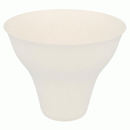 Gobelet bagasse blanche 26cl Ø9,9x8cm - par 200