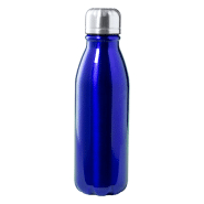 Gourde en aluminium - forme bouteille - 550 ml - couleur bleue - 88 g Gourde en aluminium - forme bouteille - 550 ml - couleur bleue - 88 g